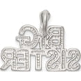thumbnail image 4 of Sterling Silver Big Sister Charm (19 X 23) Made In India qc3078, 4 of 5