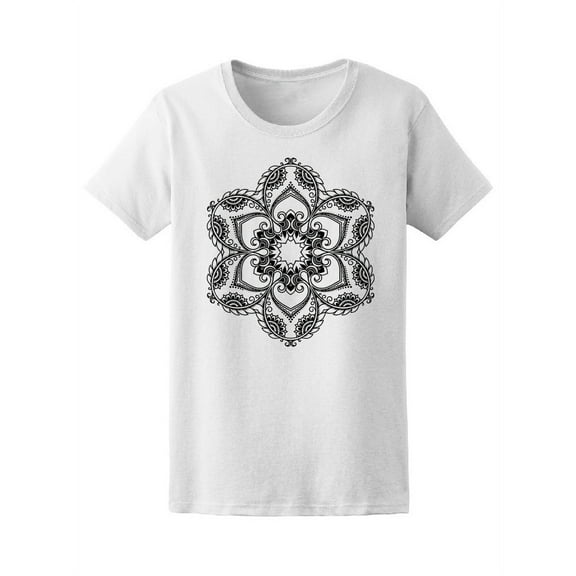 Beautiful Flower Boho Mandala Tee Women's -Image by Shutterstock