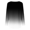 thumbnail image 6 of Azrian Women's Fashion Hoodies & Sweatshirts,Women's Printed T-shirt Long Sleeves Blouse Round Neck Casual Tops, 6 of 6