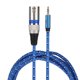 thumbnail image 3 of Cable adaptador estéreo de 3,5 mm a XLR macho de conexión de audio 3M de primera calidad para una calidad de sonido mejorada, 3 of 8