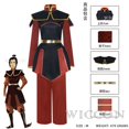 thumbnail image 3 of Anime Avatar Cosplay The Last Airbender Azula Cosplay Sets Cosplay Disfraz Halloween Cosplay Ropa con Peluca Traje xxxl, 3 of 5