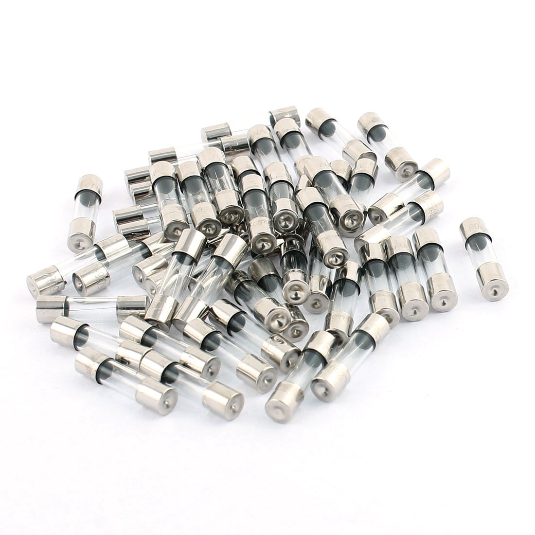250V 0 5A 5mm X 20mm Quick Acting Fast Blow Type Glass Tube Fuse 50pcs