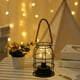 thumbnail image 1 of Fiudx Farol Led Vintage, Lámpara de Escritorio a Pilas, Luz Blanca Cálida, Elegante Diseño de Herrería, Decoración Elegante para El Hogar, Regalo para Bodas, Color Negro, Tamaño 12 X 12 X 18 Cm., 1 of 6