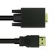 thumbnail image 2 of Adaptador de convertidor de cable a VGA para monitor de escritorio Hdtv PC Video 1080P 6 pies, 2 of 5