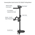 thumbnail image 2 of AQUOS 10.2ft Inflatable Pontoon Boat with Haswing 12V 20LBS Bow Mount Trolling Motor, 2 of 10