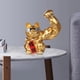 thumbnail image 5 of Figura de gato de la suerte con brazo musculoso chino, adorno de gato de la fortuna con brazo gigante fuerte para Mano izquierda, 5 of 9