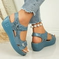thumbnail image 6 of Mostsola Womens Platform Sandals Vintage Wedges Heels Arch Support Summer Slingback Shoes, 6 of 7