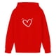 thumbnail image 4 of Sudaderas con capucha para niños y niñas, sudaderas casuales de manga larga, lindas sudaderas de gran tamaño con bolsillo de polar, chaquetas para niñas, 4 of 4