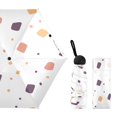 thumbnail image 2 of Colorful Abstract Shapes Pattern Umbrellas for Sun Auto Open Close UV50+ Waterproof 5-Fold Compact Fiberglass Frame, 2 of 6