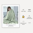 thumbnail image 5 of AnuirheiH Cooling Blankets for Hot Sleepers and Night Sweats for All-Season, -Cool Lightweight Blanket, Absorbs Body Heat to Keep Cool on Warm(86.7x70.10inch,Green), 5 of 8