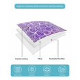 thumbnail image 5 of Quilts Twin Size, Boho Floral Soft Comforter Bedding Set for Bed, Purple Flowers Vintage Bohemian Watercolor Lightweight Quilted Bedspread with Pillow Cover(2 Pieces) for All Season, 68x86 Inch, 5 of 6