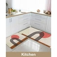 thumbnail image 4 of Modern Abstract Art Kitchen Mat Set of 2, Cushioned Anti-Fatigue Kitchen Rugs, Waterproof Non-Slip Kitchen Mat for Floor, Simplicity Durable Kitchen Rugs and Mats for Kitchen & Laundry, 4 of 6