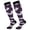 L104, variant on Football and Stars Socks Women Men Knee High Sock