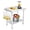 No Casters, variant on OUTGOODS Stainless Steel Work Table 48"x24" w/ Adjustable Shelf, NSF Commercial Grade