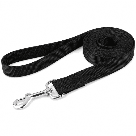 Clawido 6 Feet Nylon Adjustable Dog Cord and Rope Leash, Black