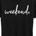 thumbnail image 3 of Instant Message - Weekend Heart - Women's Short Sleeve Graphic T-Shirt, 3 of 6
