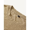 thumbnail image 5 of Whichone Men's Casual Streetwear Shirt Coconut Tree Graphic T-shirt Large Brown, 5 of 8