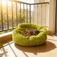 thumbnail image 5 of Mupvlun 2026 Upgraded Cat Beds for Indoor Cats, Portable Bed Durable Covered Cat Bed For Indoor Use, Soft Puppy Bed For Owners (M, 19.69''x19.69'x9.06'') Green-2, 5 of 5
