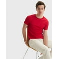 thumbnail image 5 of Hanes Men Short Sleeve T-Shirt 100% Cotton Tagless ComfortSoft Crew tee Heavy Soft S-3XL 5280, 5 of 8