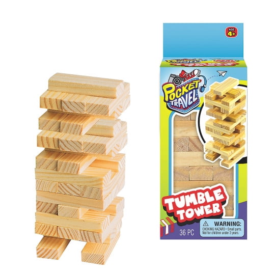 TUMBLING TOWER NORMAL SIZE NOT MINI Version KIDS CHILDREN ADULTS 