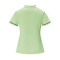 thumbnail image 4 of Women's Nurse Uniform Sets, Stretch V-Neck Tops and Cargo Pants Jogger Scrubs Set Cleaning Suits with Pocket Green M, 4 of 9
