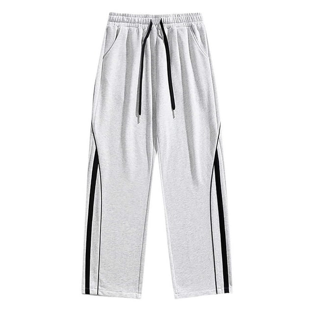 Pantalons de Survêtement Athlétiques pour Hommes Pantalons Extensibles Pantalons de Randonnée pour Hommes Pantalons d'Affaires Décontractés pour Hommes (Gris, m)
