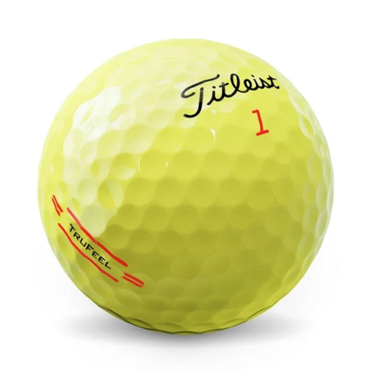 Titleist 2022 TruFeel Yellow Golf Balls, 12 Pack, Yellow