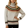 thumbnail image 1 of Zhanying Christmas Chandail de Noël à Enfiler Temps Froid Mignon Sweater pour Femmes Rouge Col Rond Christmas Sweater, 1 of 7