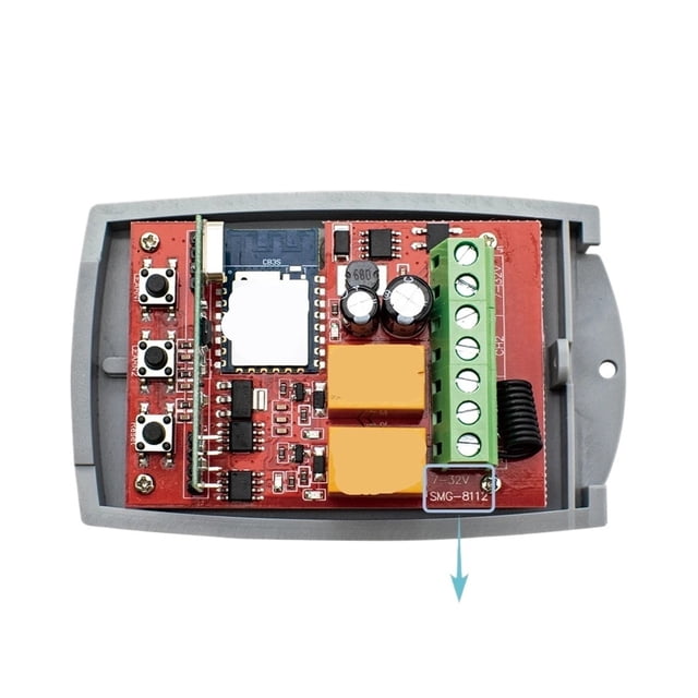 Smart Wifi Door Switch Universal Garage Door Receiver 2CH Remote Control Gate Opener Controller ,More Precise and Stable