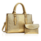 thumbnail image 1 of olsos De Mano A La Moda Con Cremallera Para Mujer 2pcs Xtellar dorado, 1 of 4