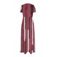 thumbnail image 2 of Vestido Corto de Verano de la Moda de las Mujeres Impreso de Manga Corta Cuello Redondo Tobillo de Longitud Vestido Casual, 2 of 5