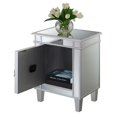thumbnail image 2 of Convenience Concepts Horloge Gold Coast Table d'Appoint en Finition Verre Miroir, 2 of 3