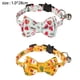 thumbnail image 2 of Paquete de 2 collares navideños para perros con pajarita, Papá Noel y collar navideño con copo de nieve, 2 of 5