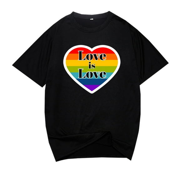 LGBT T-shirts Gay Pride Lesbian Graphic Top LGBTQ Rainbow Love is Love T-shirts