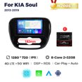 thumbnail image 3 of Reproductor multimedia de vídeo y radio para coche QLED 1280X720 8G+256GB para Kia Soul 2 PS 2013-2019, navegación GPS, Android, n.º 2 din, dvd 2 din, 3 of 5