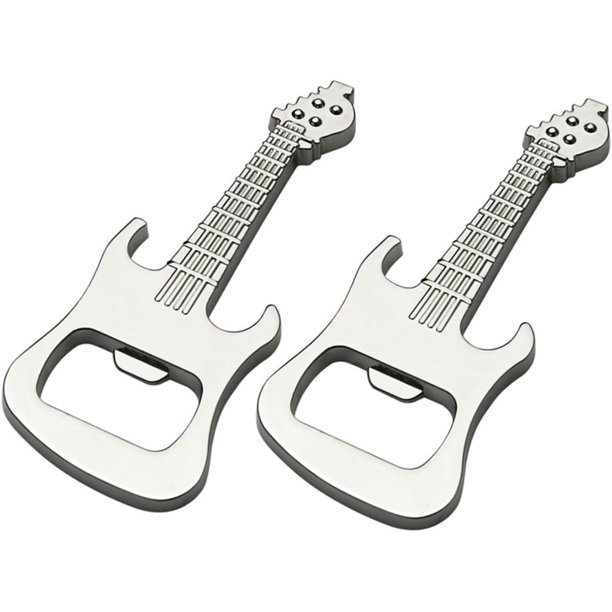 Sacacorchos para guitarra, abridor de latas, abridor de latas de cerveza, removedor de tapón de vino, perforador de latas, sacacorchos para bebidas y vino, 2 uds.