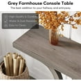 thumbnail image 5 of 55 Inch Wood Console Table, Farmhouse Sofa Table Entryway Table, Modern Narrow Hallway Tables, 5 of 5