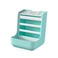 thumbnail image 4 of DimyFew Rabbit Hay Feeder Grass Rack Bunny Feeder Cage Hay Racks Food Bowl Dispenser Two-in- PP Structure Suitable for Rabbit Guinea Pig Chinchilla Home Us blue, 4 of 8