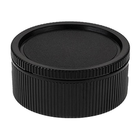 Fotodiox Cap-Set-LM-BLK Camera Body & Rear Lens Cap Set for Rangefinder Cameras & Lens Black