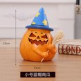 thumbnail image 5 of luces LED de Halloween Jack-o-lantern, accesorios de decoración de calabaza para mesa interior y exterior, 5 of 5