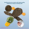 thumbnail image 6 of 2-in-1 Stuffless Squeaky Dog Toys with Soft, Durable Fabric for Small, Medium, and Large Pets, No Stuffing for Indoor Play, Supports Active Biting and Play - 1Wild Duck, Small, 6 of 6