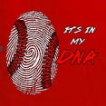 thumbnail image 3 of Wild Bobby, Baseball Fingerprint It's In My DNA, Sports, Men Graphic Tank Top, Red, Large, 3 of 5