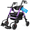 purple, variant on Heavy Duty Rollator Walker for Seniors with seat, Foldable 2-in-1 Rolling Walkers Wheelchair Combo for Adult , All Terrain Wheels, Adjustable Transport Chair with Brake, 450 lb. Weight Capacity