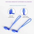 thumbnail image 2 of Swimming Earplugs Silicone Waterproof Noise Reduction Sleeping Swimming Bath Protection, 2 of 5