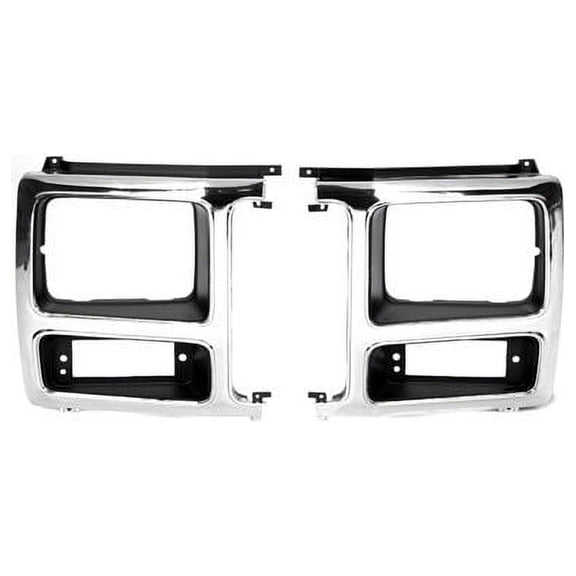 Left Driver Side Headlight Door - Compatible with 1980 - 1986 Ford F-350 1981 1982 1983 1984 1985