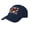 navy, variant on USA 250th Anniversary Sandwich Brim Cap - Baseball Hat for Men Women, Eagle Patriotic American Flag for Independence Day, Polyester, Fits 22-23" Head - Navy
