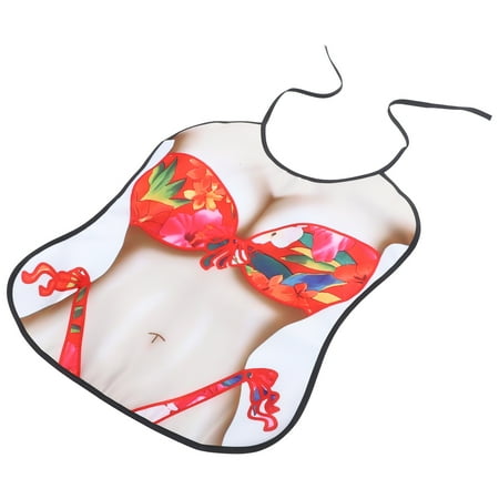 

Hemoton Reusable Funny Bib Creative Adult Bib Adjustable Funny Apron Kitchen Funny Bib