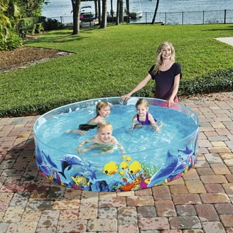 Intex Inflatable Swimming Family Pool, 6ft x 20in Grande Piscina