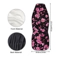 thumbnail image 5 of ZIATUBLE Cherry Blossom Car Seat Dust Cover Anti Slip Car Seat Covers Front Seat Only Auto Interior Accessories for Most Cars SUV Sedan Set of 2 Polyester Vehicle Seat Protector for Front Seats, 5 of 7