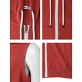 thumbnail image 5 of H2H Mens Casual Slim Fit Zip-up Hoodie Vest Lightweight Sleeveless Hooded (CMOHOSL08), 5 of 6